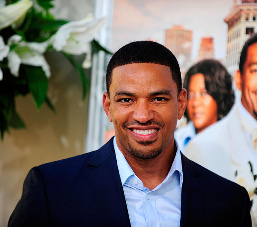 Laz Alonso at the California premiere of "Jumping The Broom."