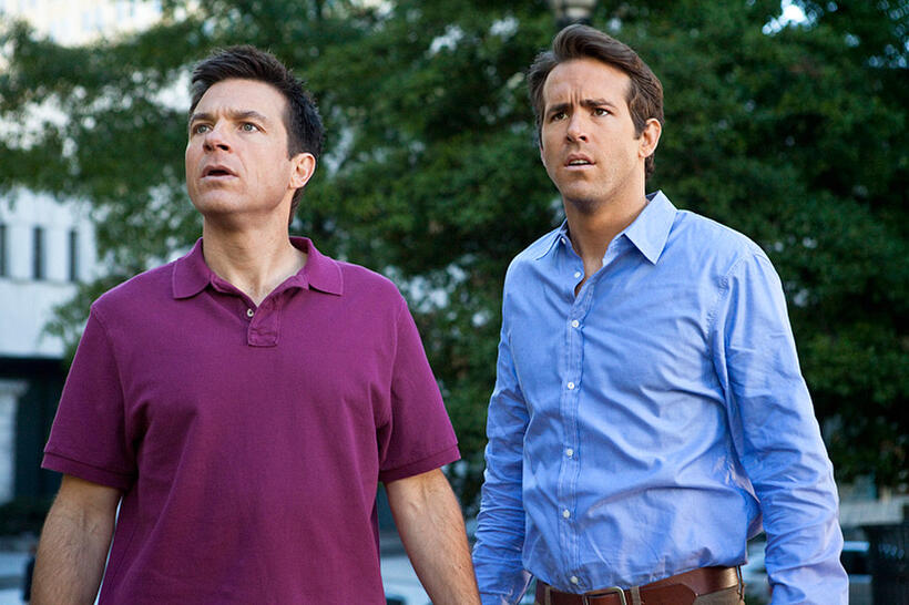 Jason Bateman as Dave and Ryan Reynolds as Mitch in "The Change-Up."