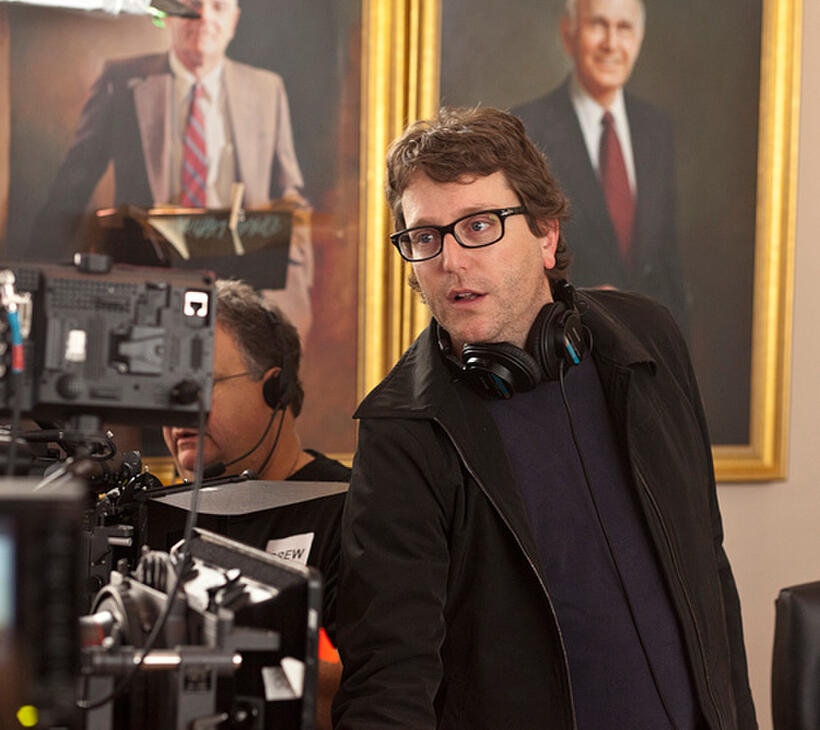 Writer/producer David Dobkin on the set of "The Change-Up."