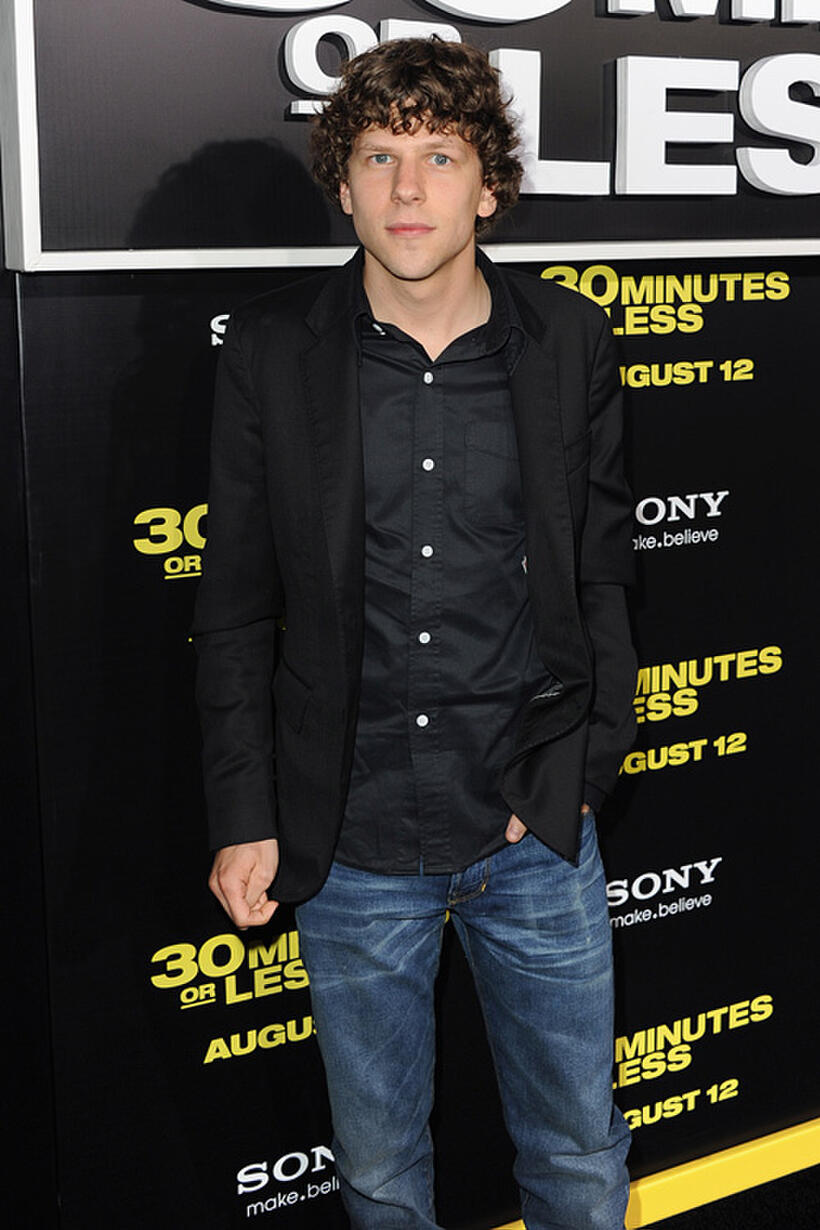 Jesse Eisenberg at the California premiere of "30 Minutes Or Less."