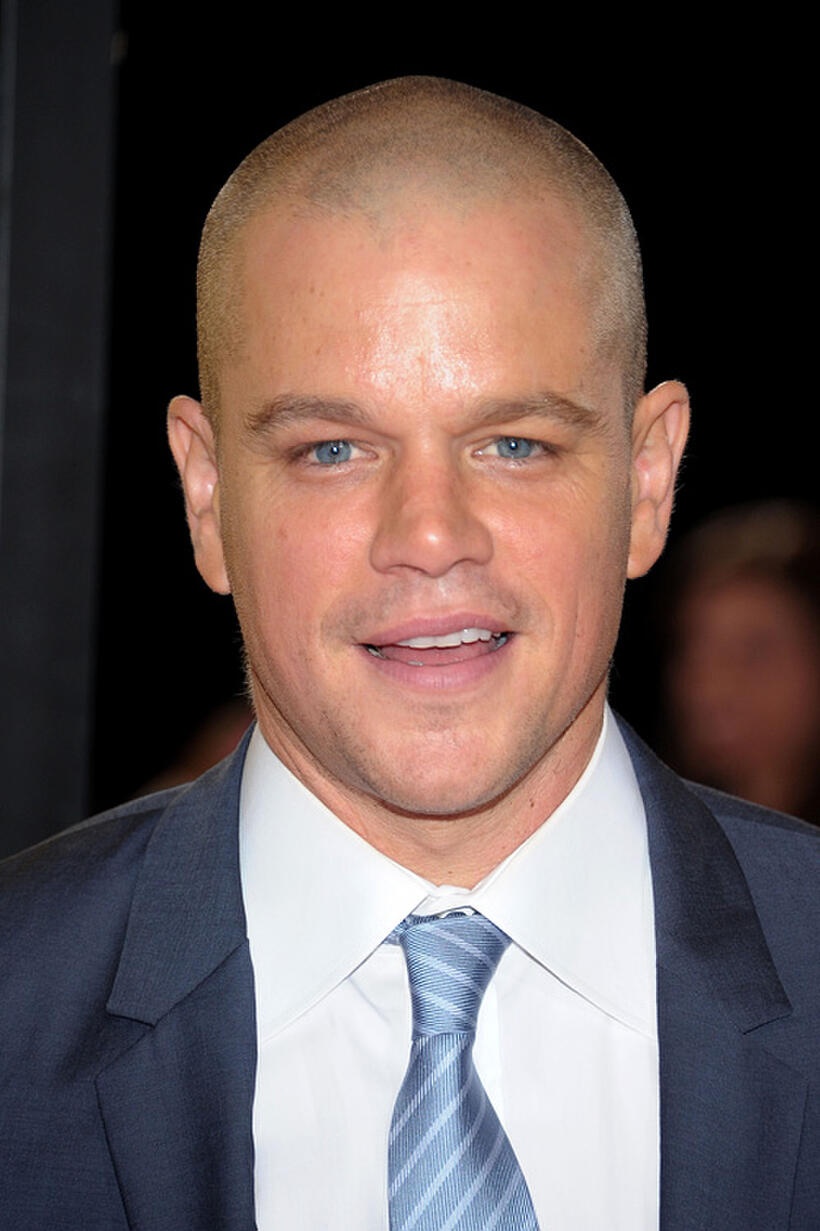 Matt Damon at the New York premiere of "Contagion."
