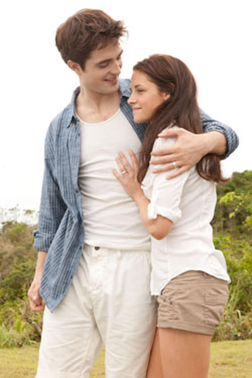 Robert Pattinson and Kristin Stewart in "The Twilight Saga: Breaking Dawn - Part 1."