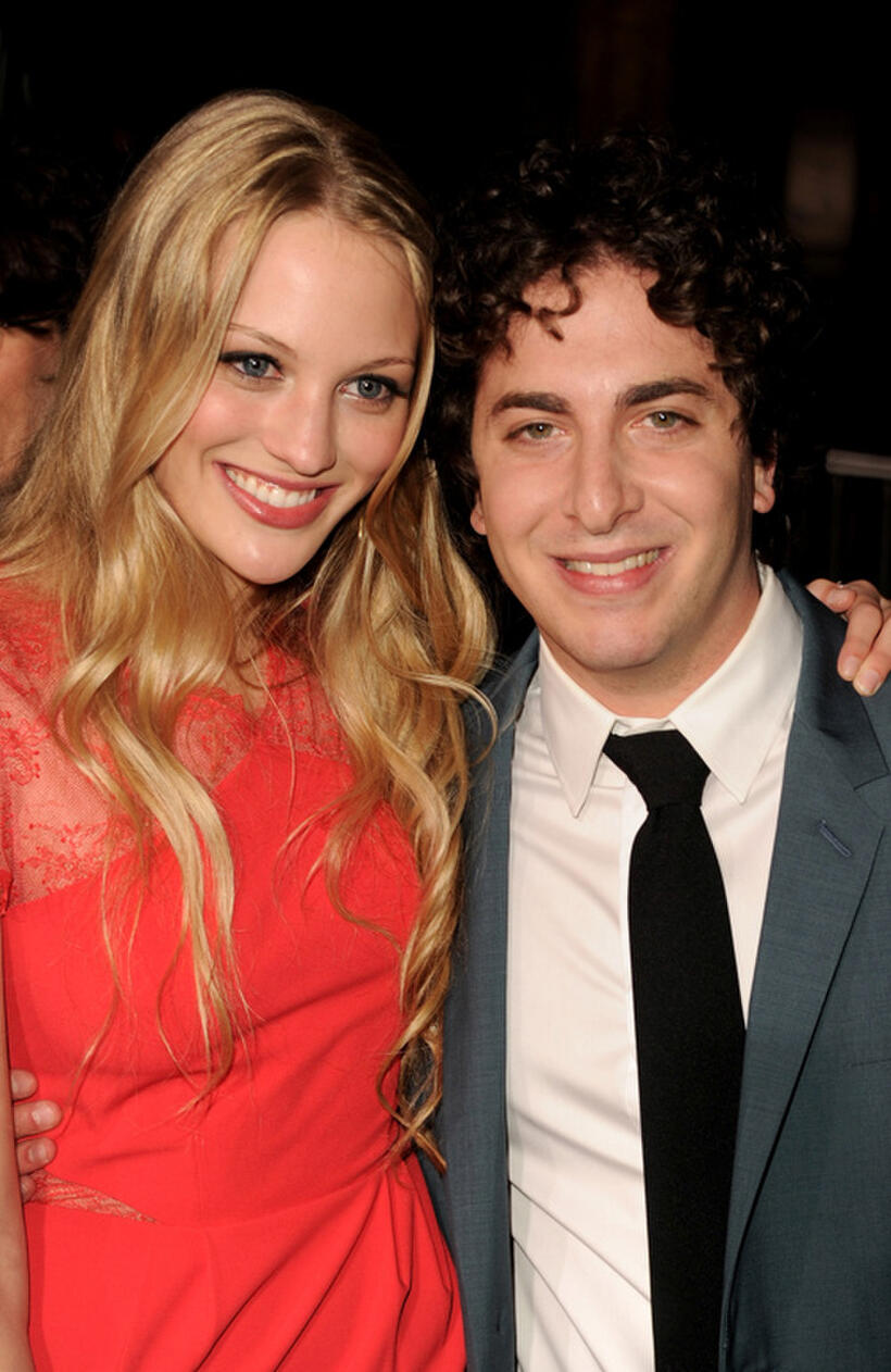Kirby Bliss Blanton and Oliver Cooper at the California premiere of "Project X."