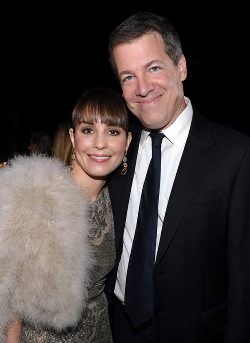 Noomi Rapace and producer Lionel Wigram at the California premiere of "Sherlock Holmes: A Game of Shadows."