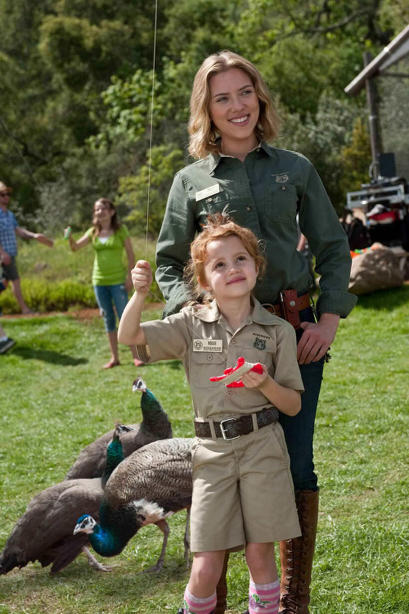 Scarlett Johansson and Elizabeth Jones in "We Bought A Zoo."
