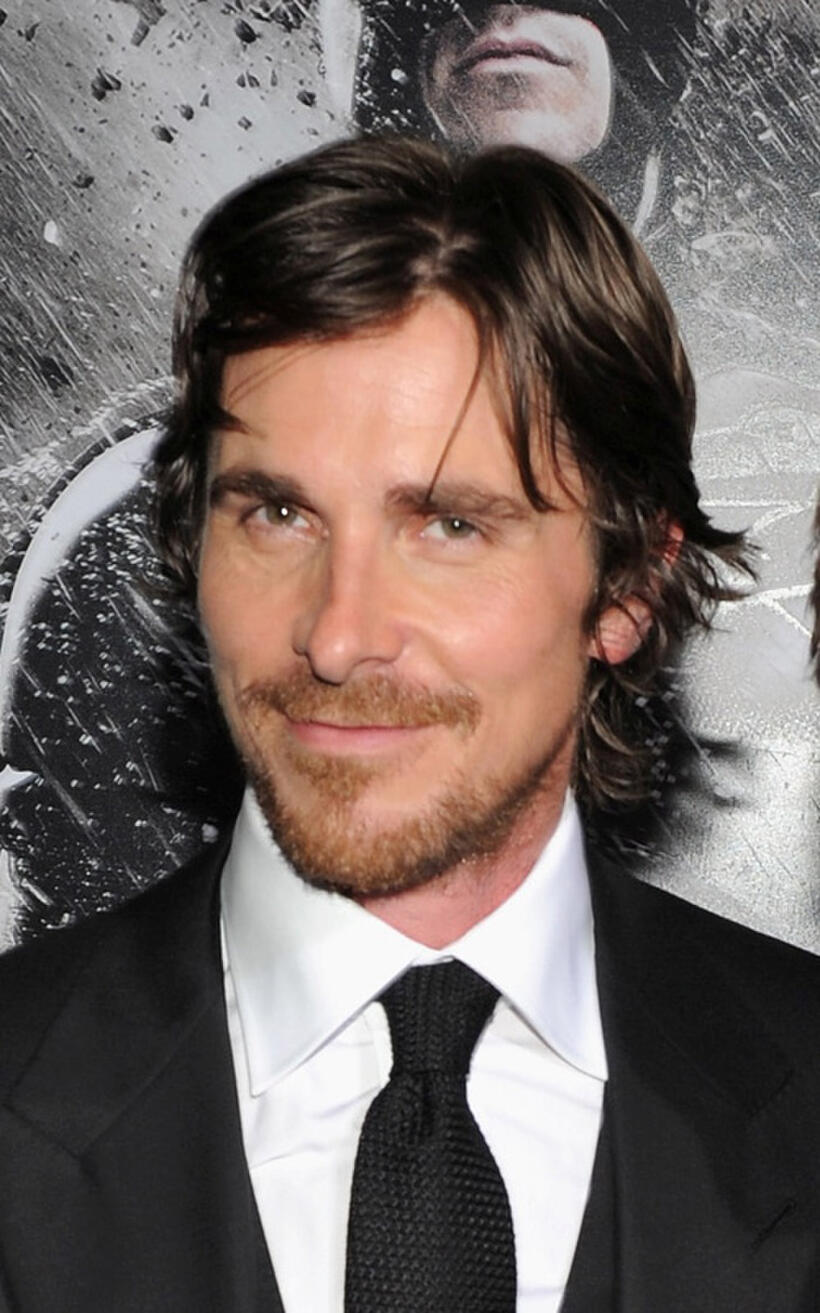 Christian Bale at the New York premiere of "The Dark Knight Rises."