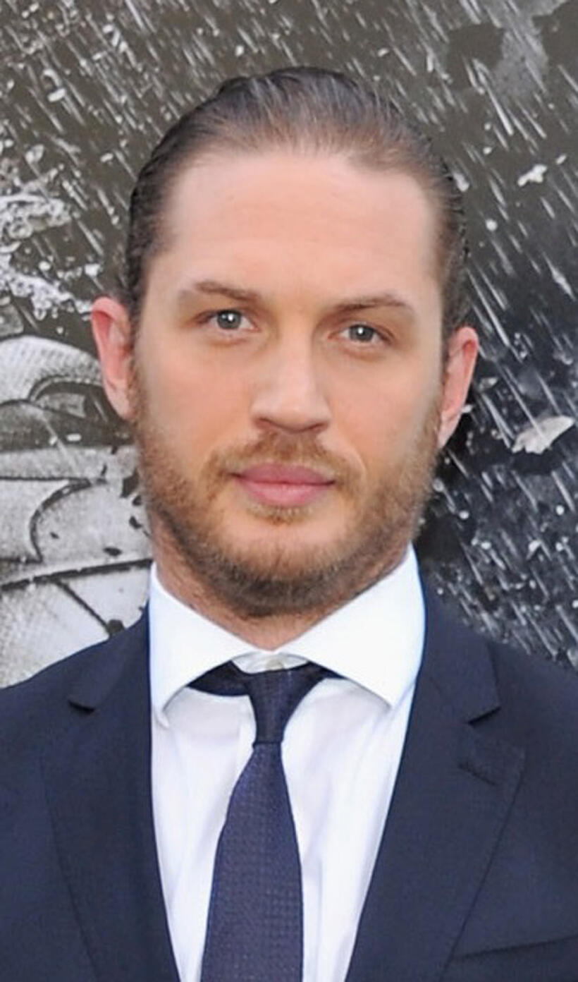 Tom Hardy at the New York premiere of "The Dark Knight Rises."