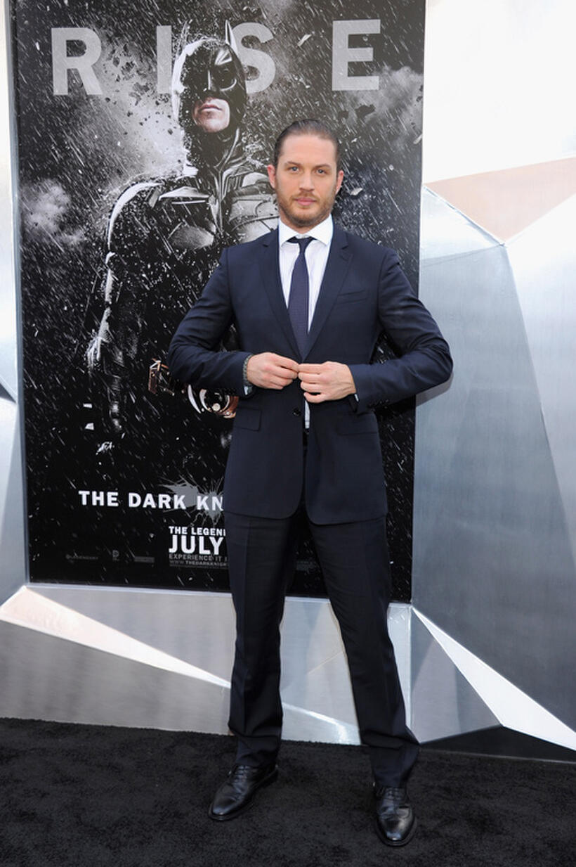 Tom Hardy at the New York premiere of "The Dark Knight Rises."