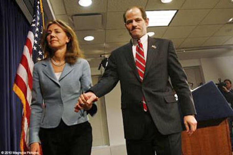 Silda Wall Spitzer and Eliot Spitzer in "Client 9: The Rise and Fall of Eliot Spitzer."