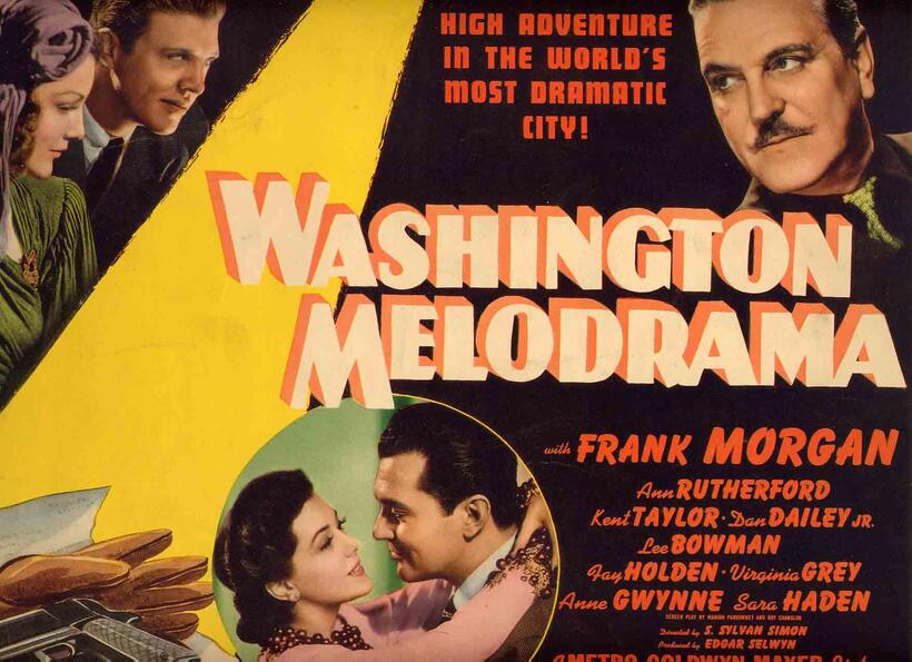 Poster art for "Washington Melodrama."