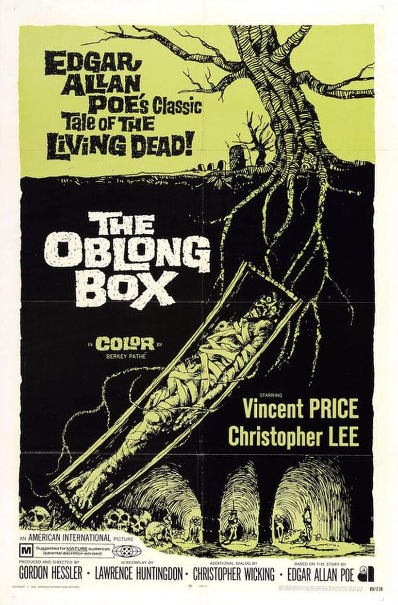 Poster art for "The Oblong Box."