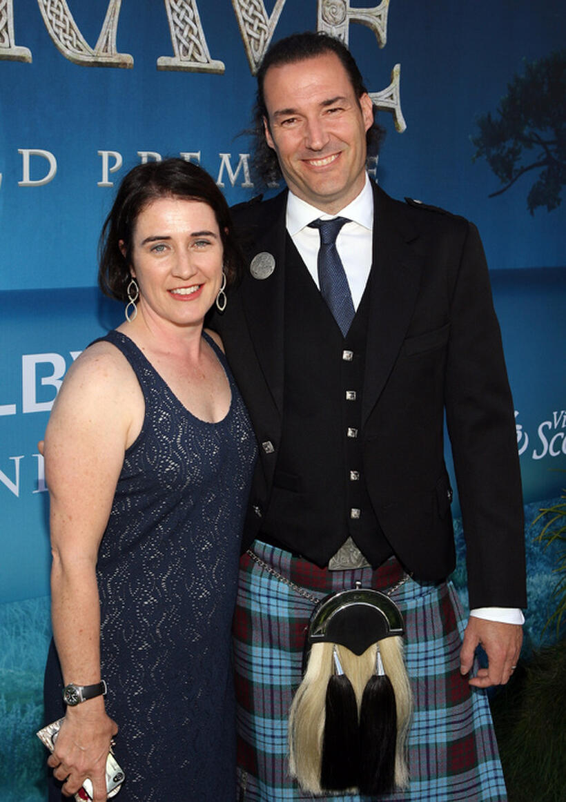 Director Mark Andrews and Guest at the California premiere of "Brave."