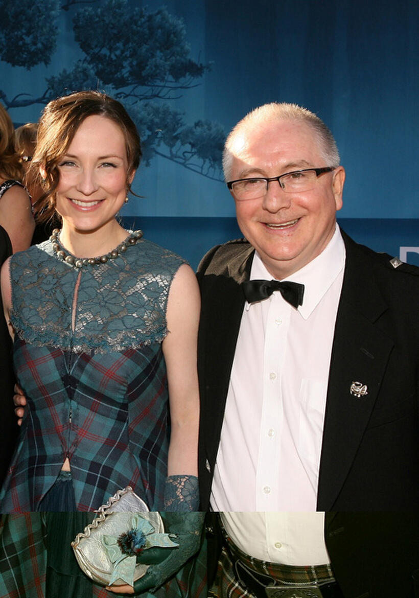 Singer Julie Fowlis and composer Patrick Doyle at the California premiere of "Brave."