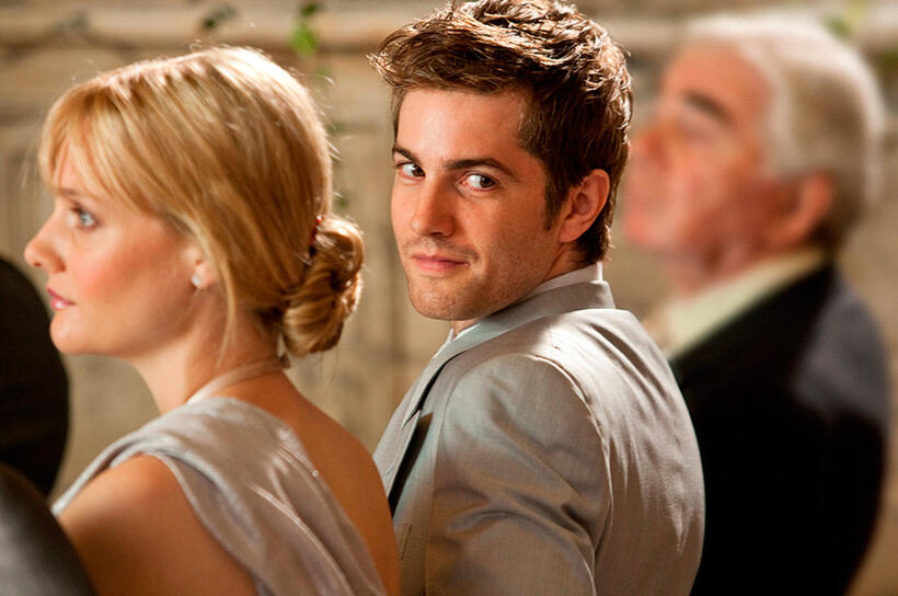 Romola Garai as Silvie and Jim Sturgess as Dexter Mayhew in "One Day."