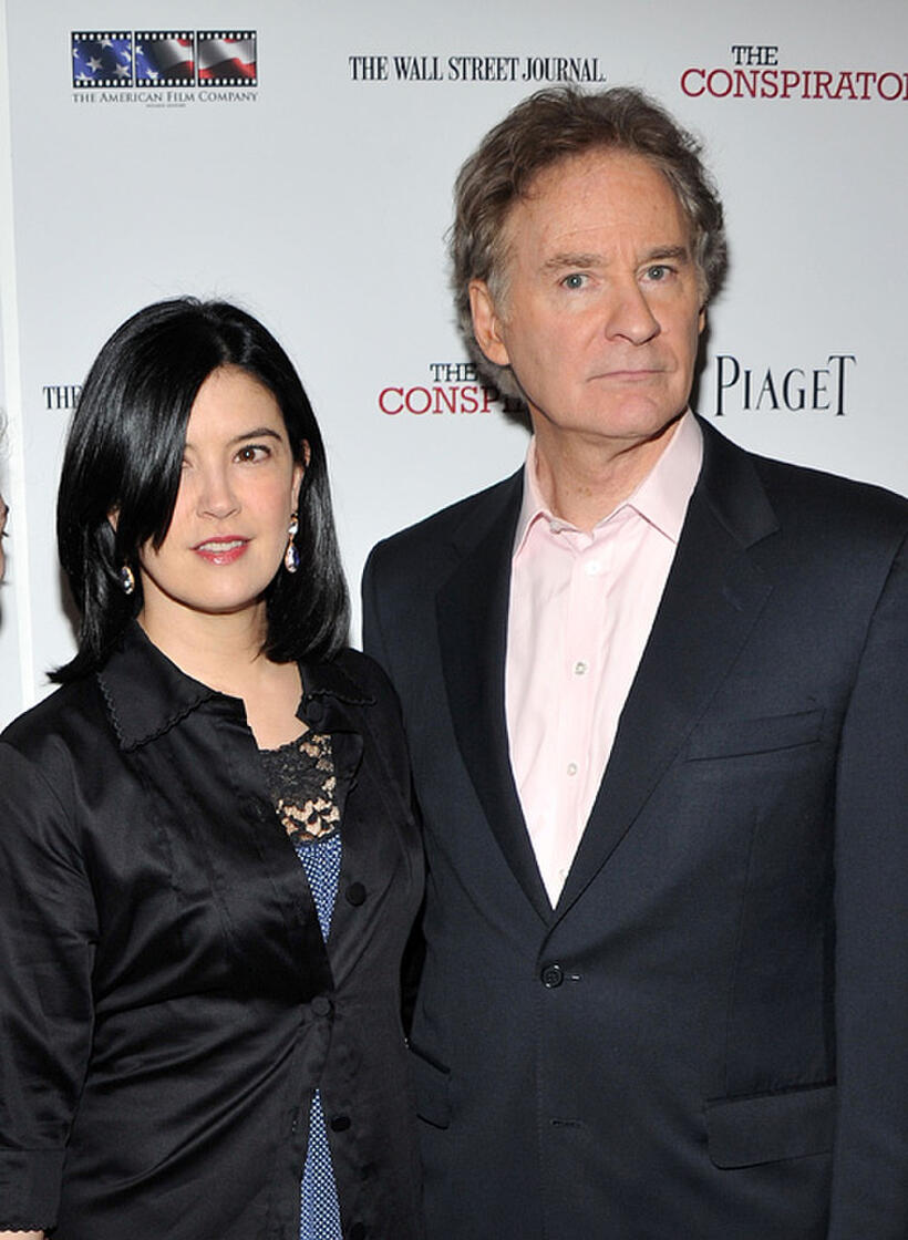 Phoebe Cates and Kevin Kline at the New York premiere of "The Conspirator."