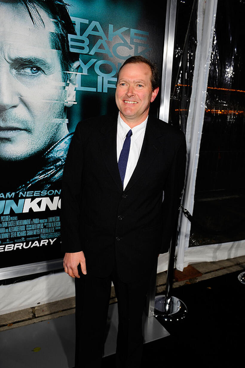 Screenwriter Oliver Butcher at the California premiere of "Unknown."
