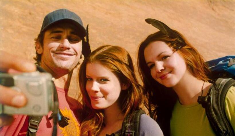 James Franco, Kate Mara and Amber Tamblyn in "127 Hours."