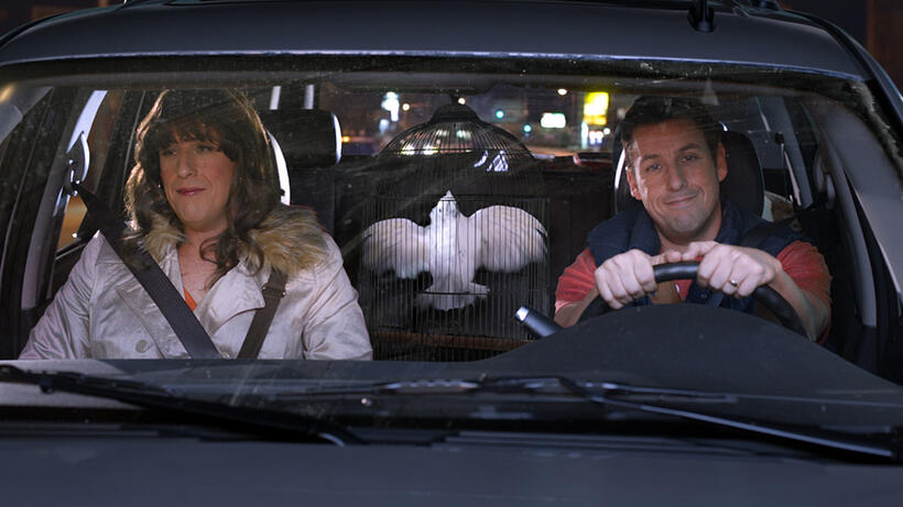 Adam Sandler as Jill and Adam Sandler as Jack in "Jack and Jill."