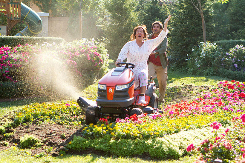 Adam Sandler as Jill and Eugenio Derbez as Felipe in "Jack and Jill."