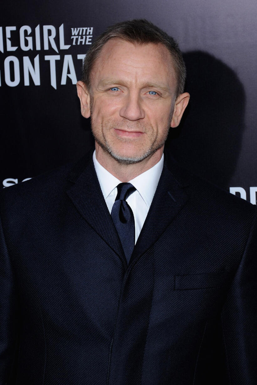 Daniel Craig at the New York premiere of "The Girl With The Dragon Tattoo."