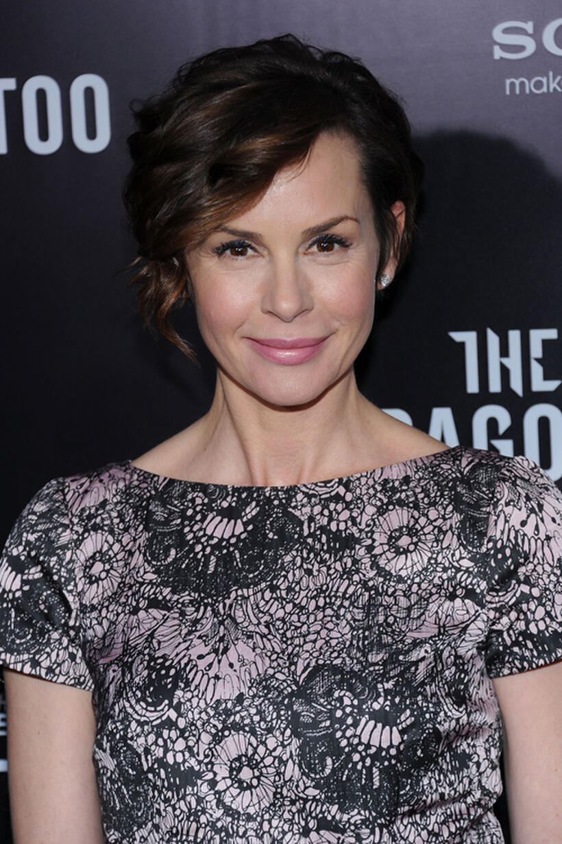 Embeth Davidtz at the New York premiere of "The Girl With The Dragon Tattoo."