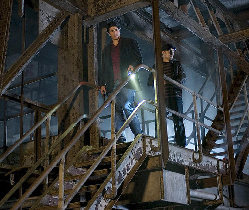 Brandon Routh as Dylan Dog and Sam Huntington as Marcus in "Dylan Dog: Dead of Night."