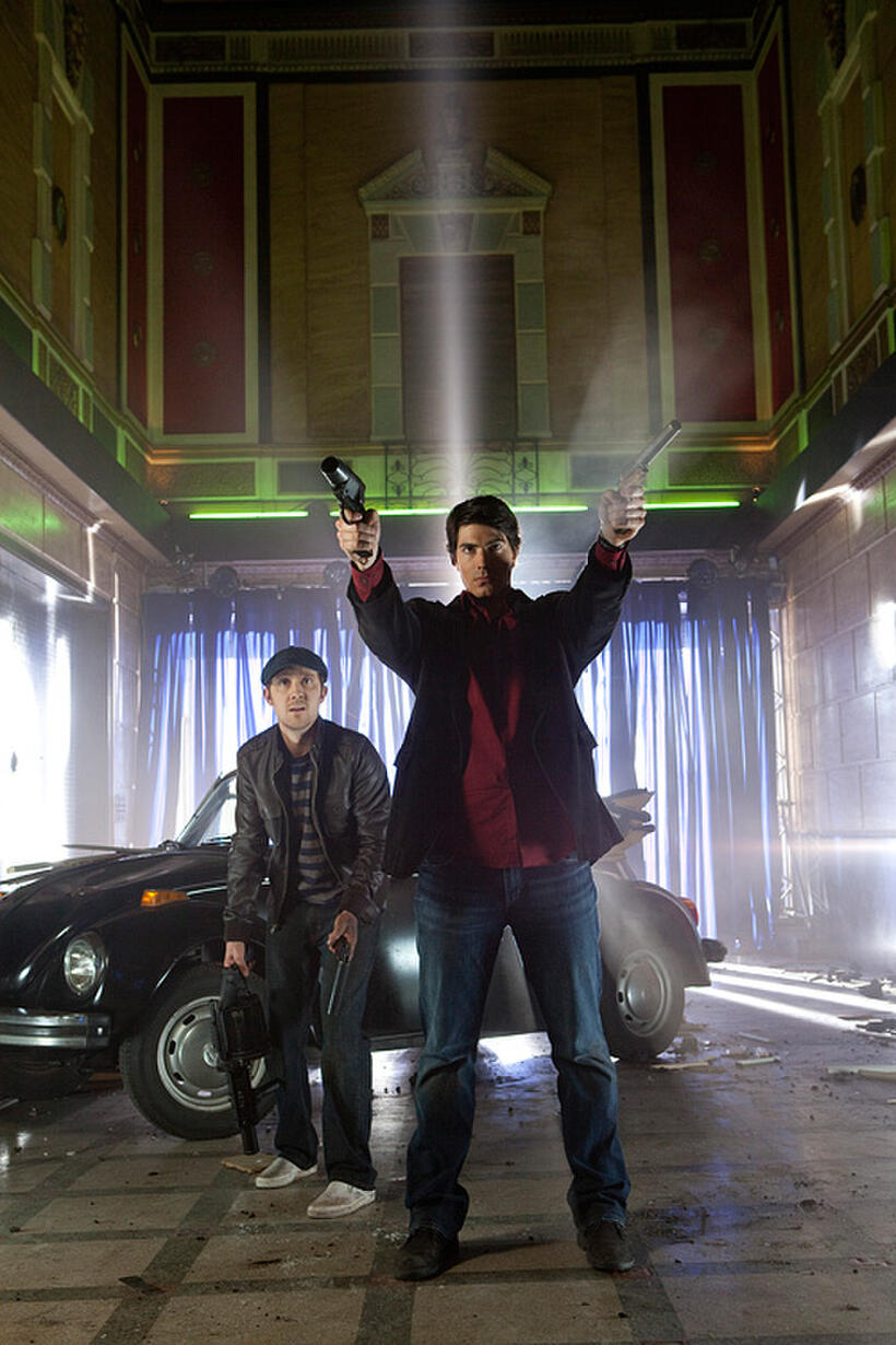 Sam Huntington as Marcus and Brandon Routh as Dylan Dog in "Dylan Dog: Dead of Night."