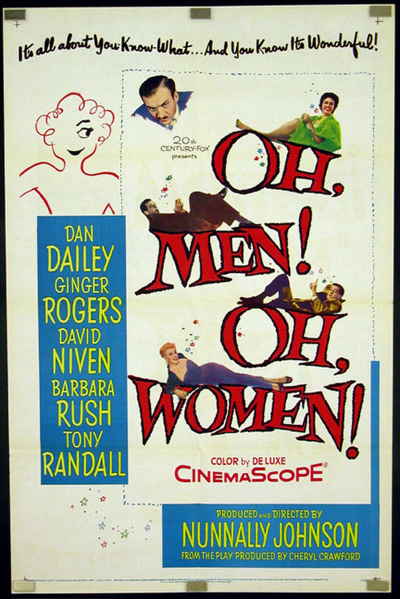 Poster art for "Oh, Men! Oh, Women!"