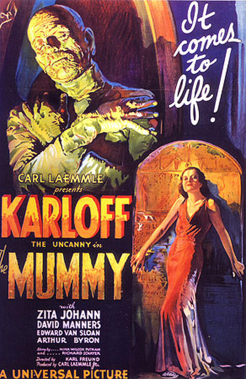Poster art for "The Mummy."
