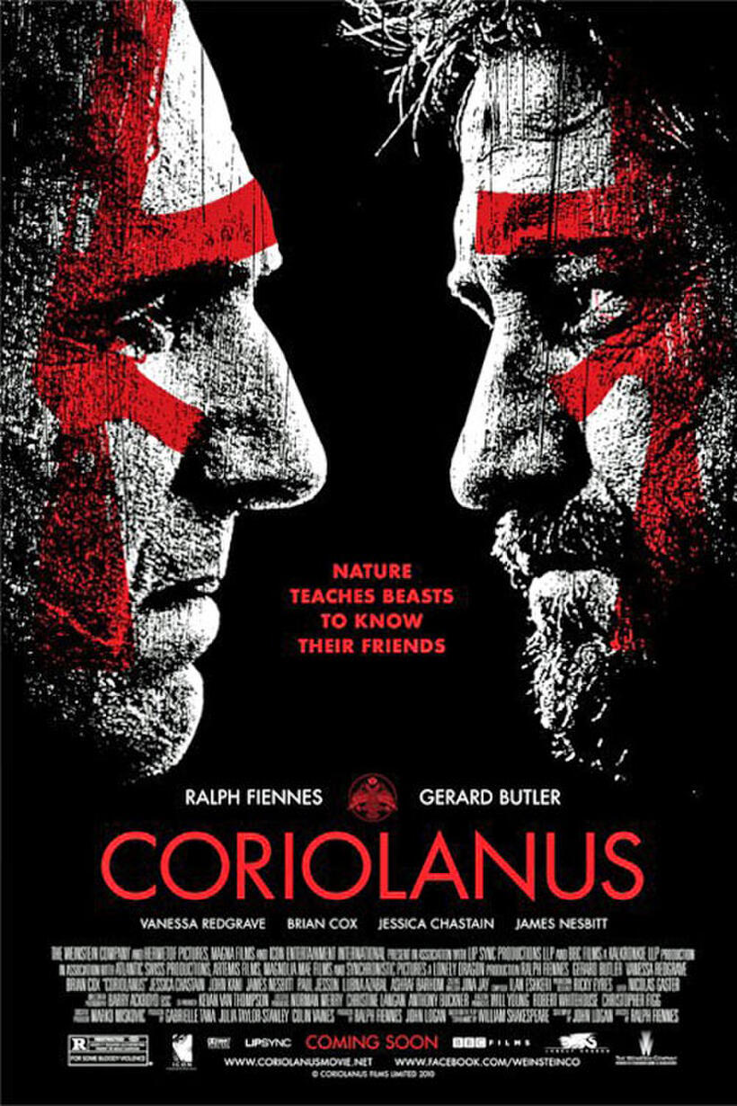 Poster art for "Coriolanus."