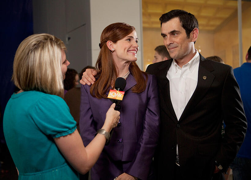 Jennifer Garner as Laura Pickler and Ty Burrell as Bob Pickler in "Butter."