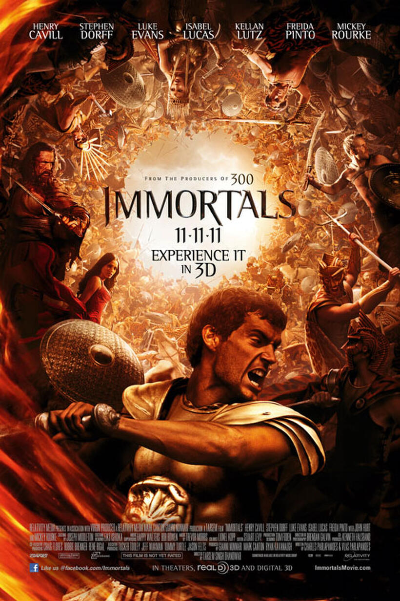 Poster art for "Immortals."