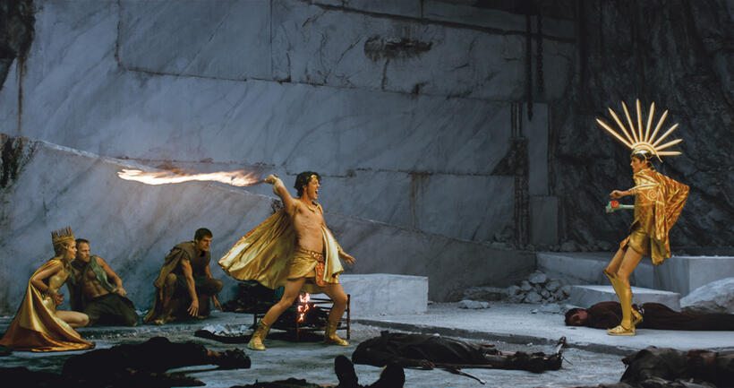 Isabel Lucas, Stephen Dorff, Henry Cavill, Luke Evans and Daniel Sharman in "Immortals."