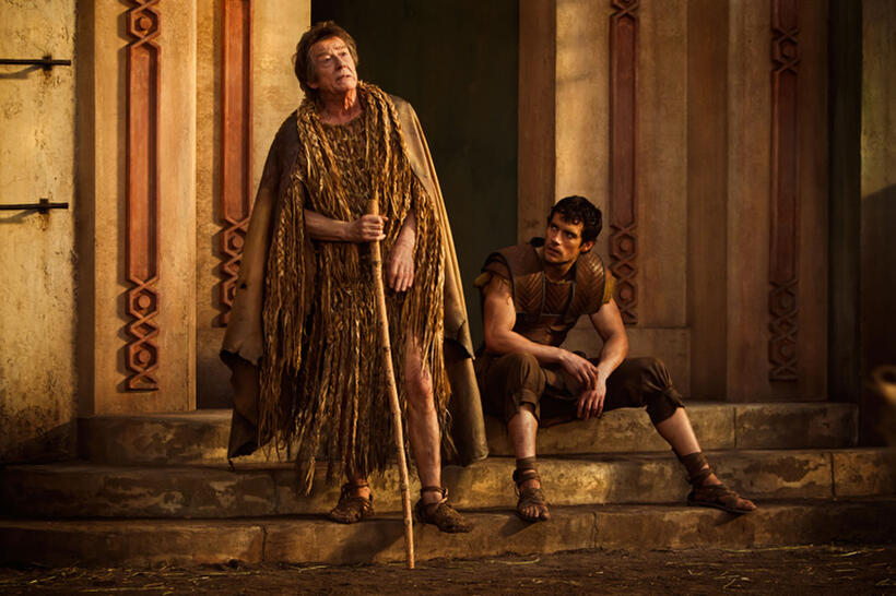 John Hurt and Henry Cavill in "Immortals."