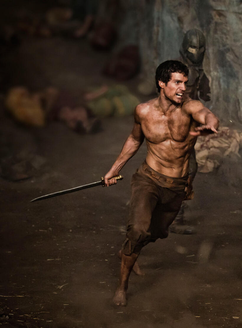 Henry Cavill in "Immortals."