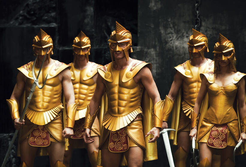 Luke Evans as Zeus in "Immortals."