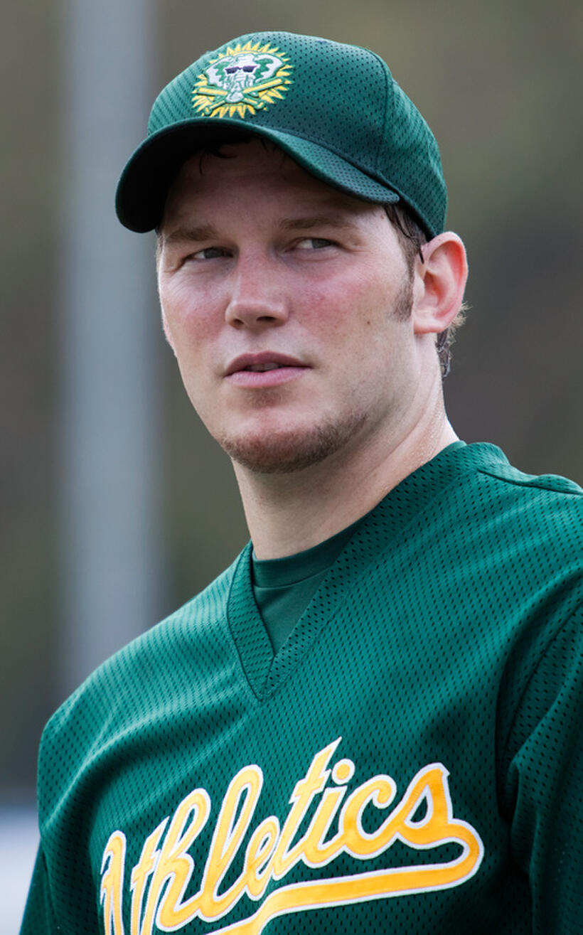 Chris Pratt in "Moneyball."