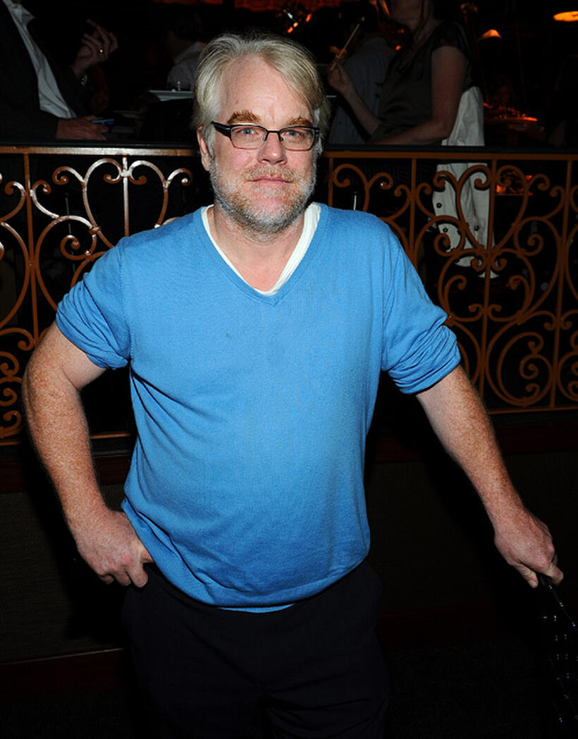 Philip Seymour Hoffman at the California premiere of "Moneyball."