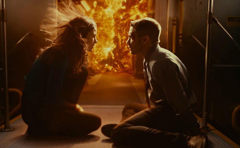 Michelle Monaghan and Jake Gyllenhaal in "Source Code."