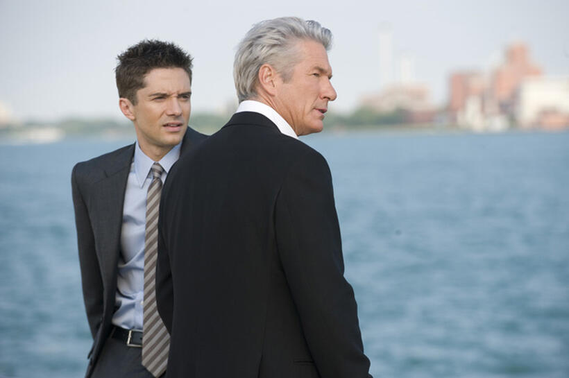 Topher Grace and Richard Gere in "The Double."