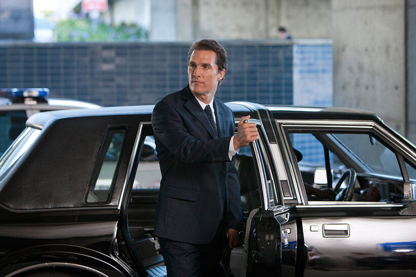 Matthew McConaughey as Mickey Haller in "The Lincoln Lawyer."