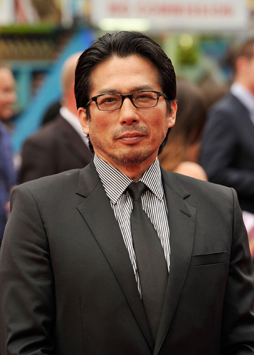 Hiroyuki Sanada at the UK premiere of "The Wolverine."