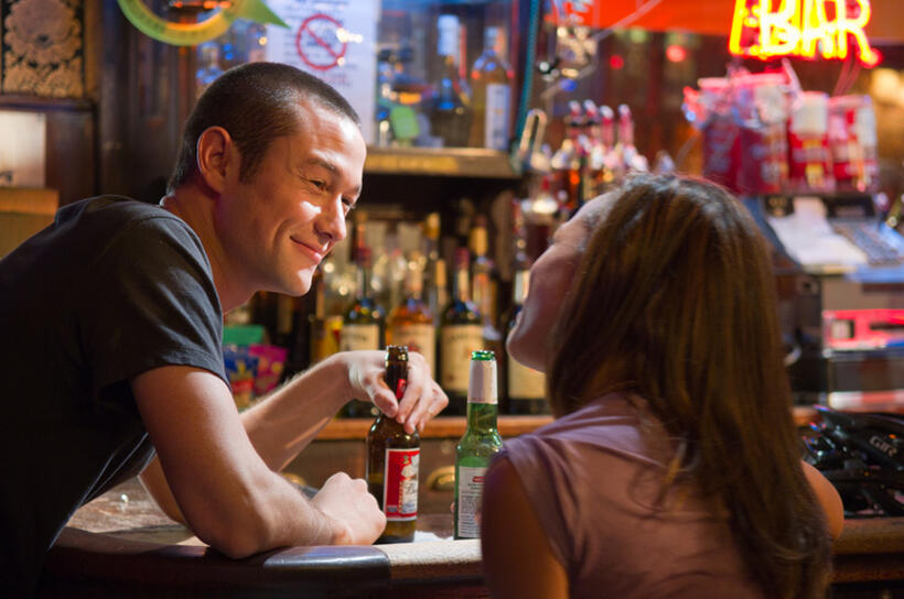 Joseph Gordon-Levitt and Dania Ramirez in "Premium Rush."
