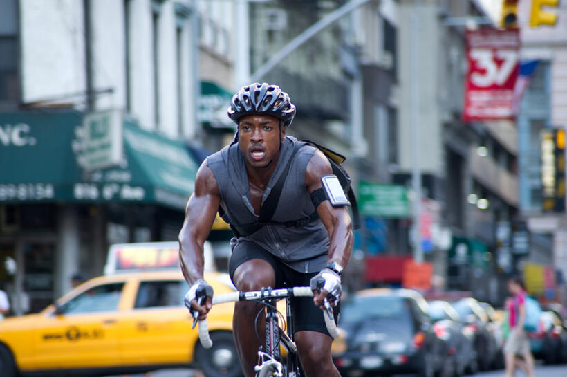 Wole Parks in "Premium Rush."