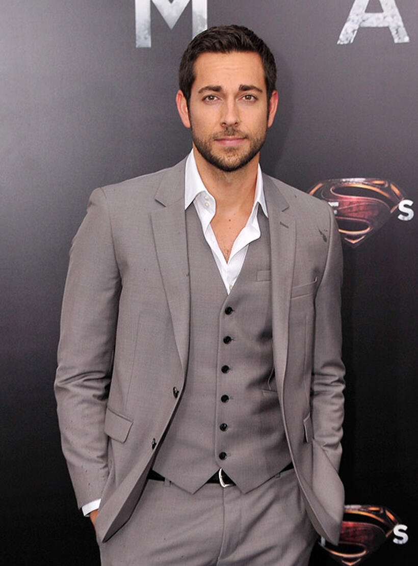 Zach Levi at the "Man Of Steel" premiere in N.Y.