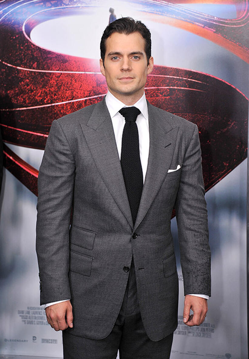Henry Cavill at the "Man Of Steel" premiere in N.Y.