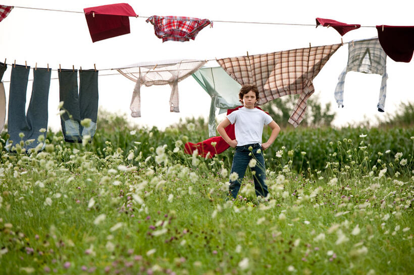 Cooper Timberline as Clark Kent in "Man of Steel."