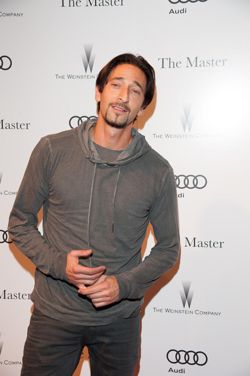Adrien Brody at the New York premiere of "The Master."
