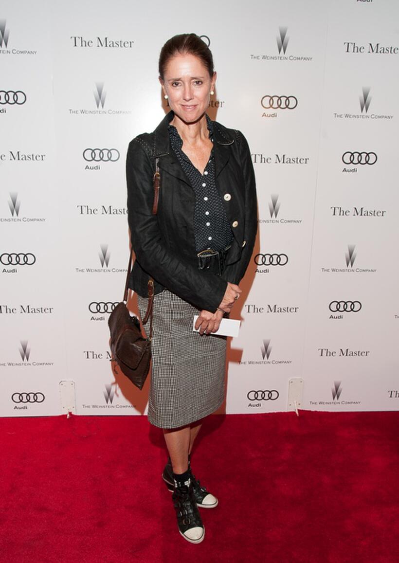 Director Julie Taymor at the New York premiere of "The Master."