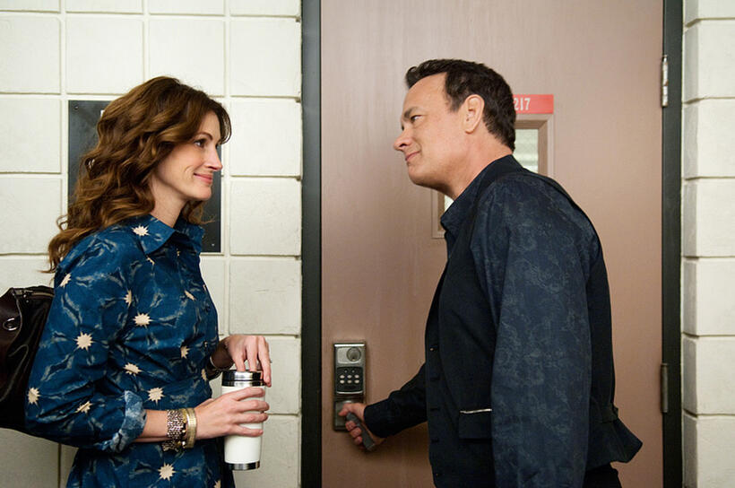Julia Roberts and Tom Hanks in "Larry Crowne."